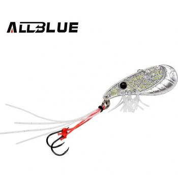 ALLBLUE Crazy Shrimp Fishing Lure with Jig Assist Hook and Rubber Skirt