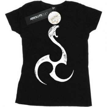 Harry Potter Women's Dark Arts Boyfriend Fit Cotton T-Shirt L Black
