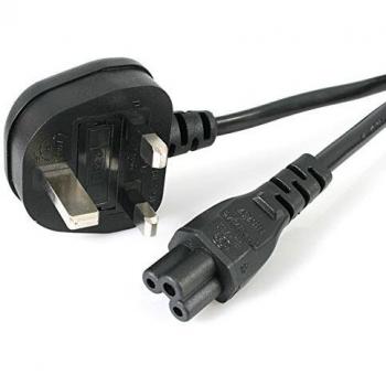 Spire UK Power Lead Cloverleaf Moulded Plug 1.8 Metres