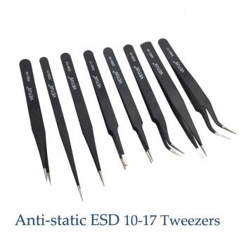 Set de Herramientas ESD – 8 Pinzas 10‑17 para soldar