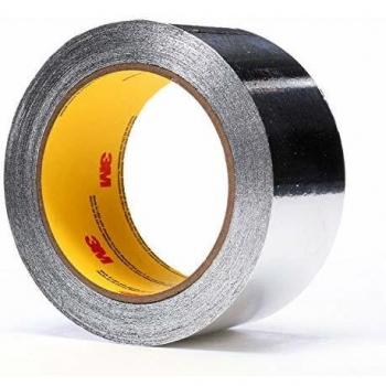 Bande adhésive métal 3M, couleur argent, longueur 55 m, largeur 75 mm
