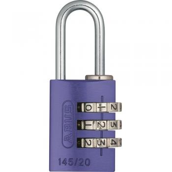 Cadenas de sécurité ABUS 145 × 20 mm violet, aluminium léger