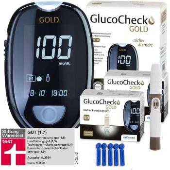 GlucoMonitor Gold Set (mg/dl) für Blutzuckertests