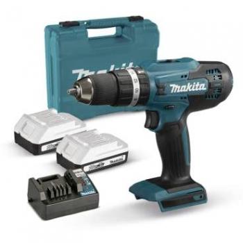 MAKITA HP488D006 Taladro percutor 18V 42Nm 2,0Ah 2 bat