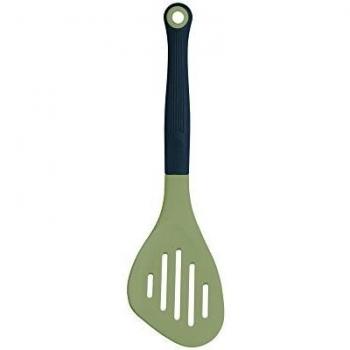 KitchenCraft Colourworks Silicone Slotted Turner, 29 cm