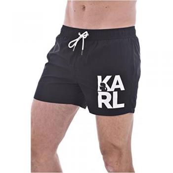 Tuta da bagno Karl Lagerfeld S, colore nero – Mod. Kl22mbs08