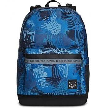Zaino Seven The Double Blending Blue 34 x 44 x 16 cm