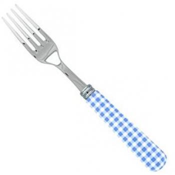Sabre Gingham Light Blue Table Fork