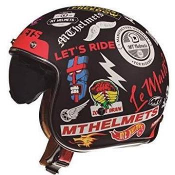 Casco MT Helmets Le Mans 2 SV Anarchy A1 Negro Mate