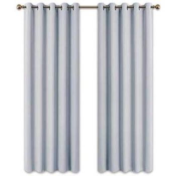 PONY DANCE Eyelet White Curtains