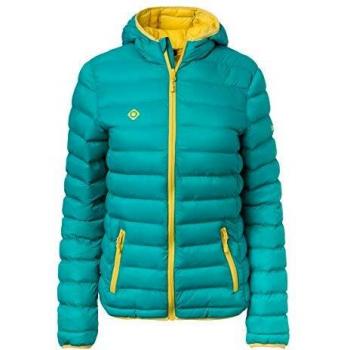 Izas Ailama Damenjacke in Aqua Blau & Gelb, Größe L