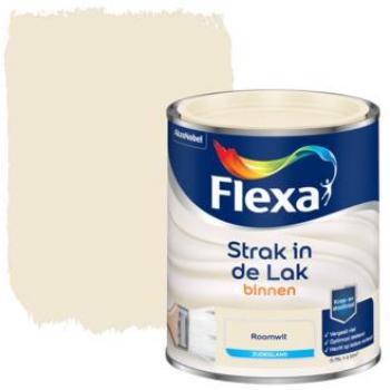 Flexa Strak Binnenlak Lak Zijdeglans Roomwit 750 ml