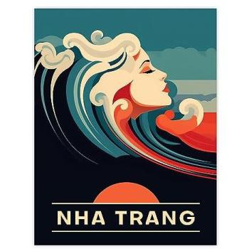 Coastal Glow: Nha Trang Sunset Wall Decor