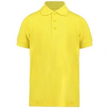 Girls’ Blue Classic Piqué Polo