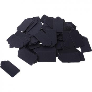 Vintage 100pcs Kraft Paper Tags for Jewelry Pricing and Craft Use, 2x4cm