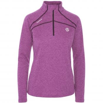 Camiseta Ternua Lucilla 1/2 Zip Mujer Púrpura