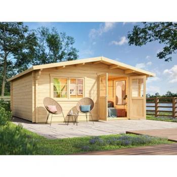 Fjordholz Gartenhaus Modell Berlin 70 D Classic – 70 m² Baujahr 2024