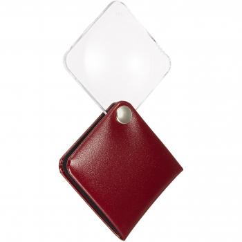 Eschenbach 1752150 Leder-Einschlaglupe Vergrößerungsfaktor: 3.5 x Linsengröße: (Ø) 50 mm Rot
