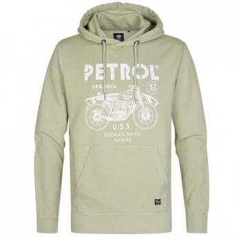 Sudadera Moto Verde con Capucha – Petrol Industries