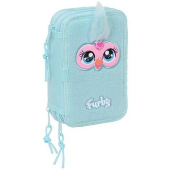 Plumier Triple 37 piezas – Furby 12,5×19,5×5,5 cm (Safta)