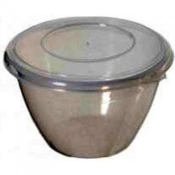 Whitefurze 0.6L Pudding Bowl with Lid
