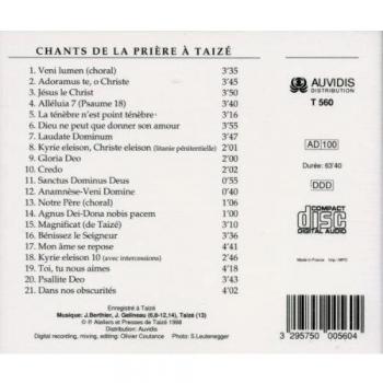 Chants de la prière à Taizé