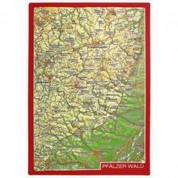 Reliefkarte Pfälzer Wald für Sammler