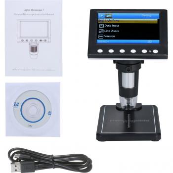 KKMOON – caméra de microscope portable avec écran LCD 4.3 pouces