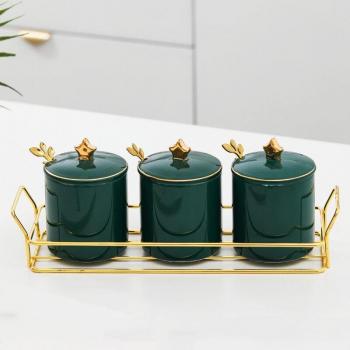 Ceramic Salt and Spice Shaker Set