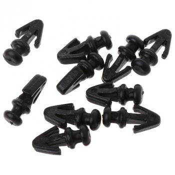 10 pièces de fixation de joint de porte pour Ford Mondeo MK2 MK3 MK4 Noir