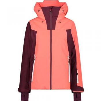 CMP Funktionsjacke WOMAN JACKET FIX HOOD C649 rot leuchtend