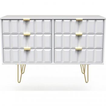 Metro 6‑Drawer Drawer Box – Ready to Assemble – White Matte