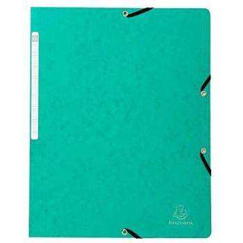 Carpeta Exacompta sin solapa 400 grs verde