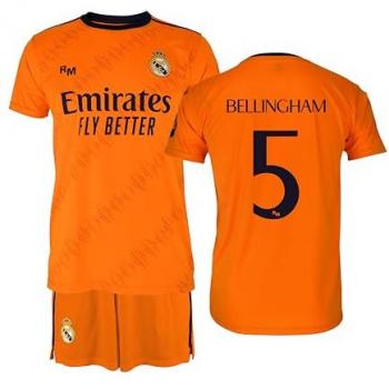 Camiseta Niños Real Madrid 24/25 Bellingham Segunda Equipación