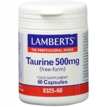 Lamberts Taurina 500mg 60 Cápsulas