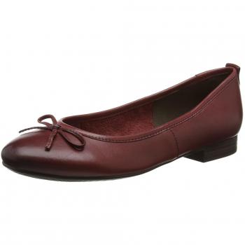 Tamaris Damen Ballerinas 22114, Rot, 39 EU