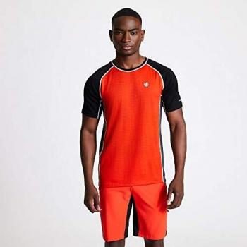 Dare 2b Herren DMT494 XS070 Conflux' Aktives Sport T-Shirt, Trail Blaze/Schwarz, L