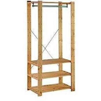 Wardrobe Organizer Kit Beige 175 x 76.7 x 43 cm