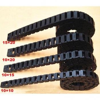Cadena de arrastre CNC 10mm x 30mm con conectores finales L 1000mm