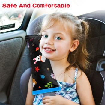 Set de almohadillas de cinturón de seguridad para niños, fundas de animales
