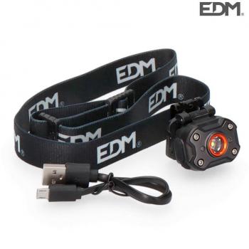 Linterna de Cabeza Recargable 8W 400lm