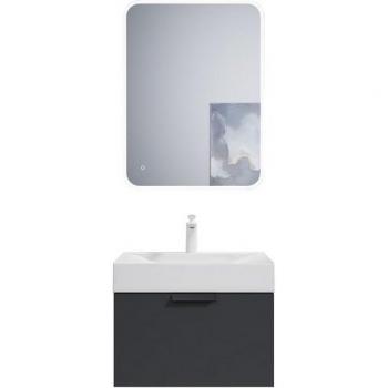 Meuble de Salle de Bain Sogood avec Miroir LED et Lavabo