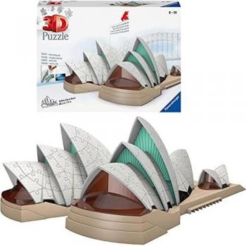 Ravensburger Sydney Opera House 3D Puzzle Building Set 237pc New Xmas Gift 8+