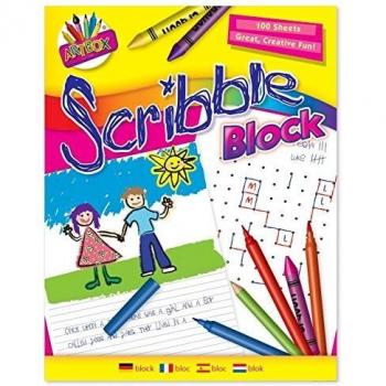 Kids Scribble Pad 100 Sheets Drawing Book