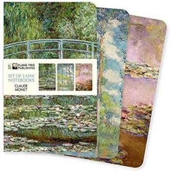 Claude Monet Set of 3 Mini Notebooks