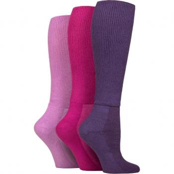 Iomi Footnurse Cushion Foot Bamboo Diabetic Knee High Socks