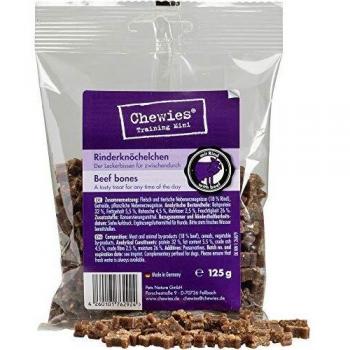 Chewies Hundeleckerli Training Mini Rind Knöchelchen 125g