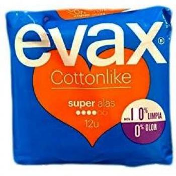 Evax Ailes Super Coton 12 Unités