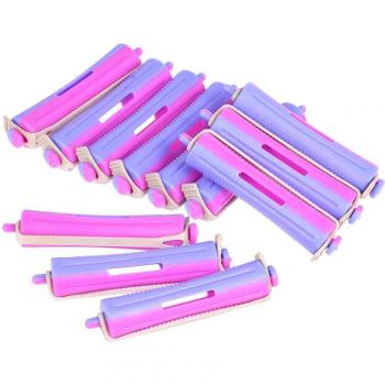 12-Piece Curling Rods for DIY Hair Perm