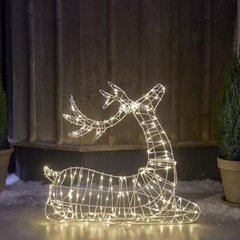 Silhouette Atja – 65 cm – LED‑3D Weihnachtsdeko